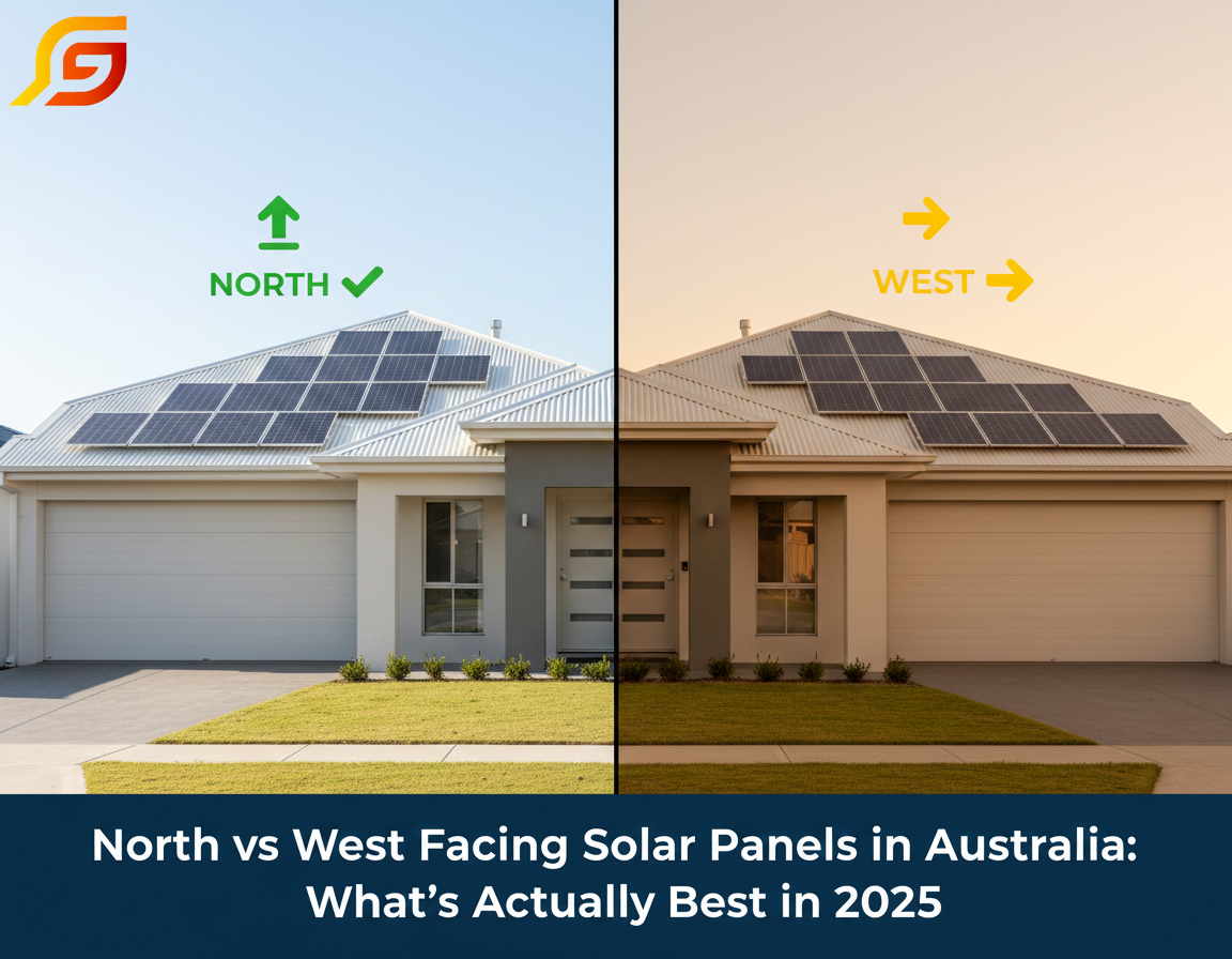 North vs West Facing Solar Panels in Australia: What’s Actually Best in 2025